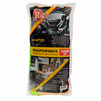  RED RNM10 Набор салфетка микрофибра универсальная 30х30см 10шт